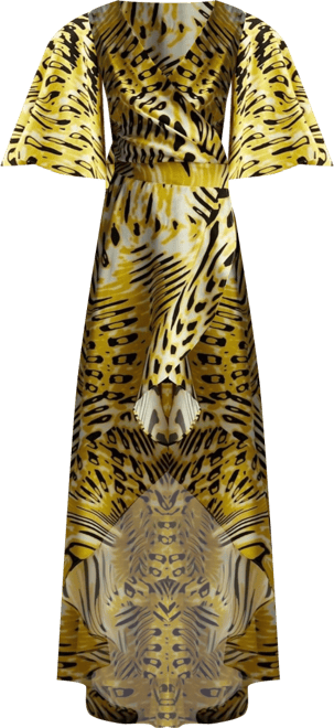 Women's Printed Asymmetrical Dress