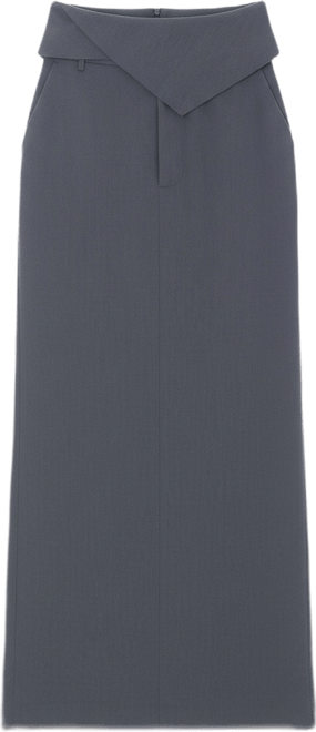 Women's Mid-Waisted Maxi Skirt