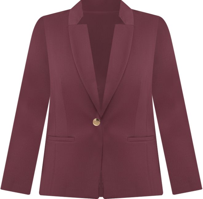 Women's Plus Size The Ultimate Stretch One Button Blazer