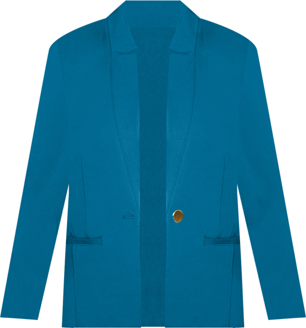 Women's Plus Size The Ultimate Stretch One Button Blazer