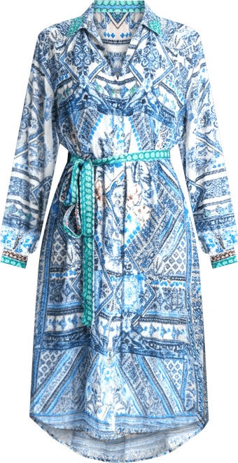 Women's Long Belted Overshirt