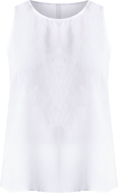 Women's Button Back Embroidered Crop Top