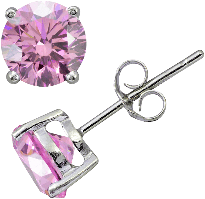 Cubic Zirconia Sterling Silver Stud Earrings, Created for Macy's