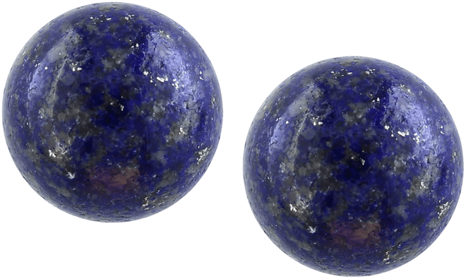 Effy Lapis Lazuli (10mm) Button Stud Earrings in 14k Gold