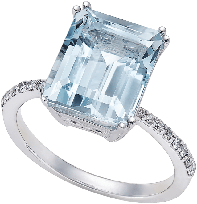 AQUA QUEEN CRYSTAL　FW207 (J) EFFY Collection EFFY® Aquarius Aquamarine (3-3/4 ct. t.w.