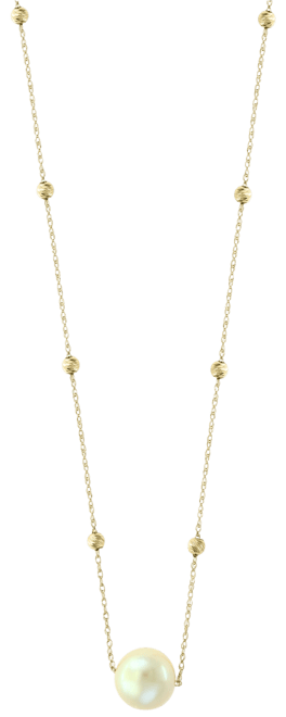 Effy Cultured Freshwater Pearl (8-1/2mm) Pendant Necklace in 14k Gold