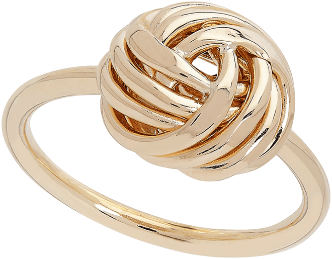 Love Knot Ring in 14k Gold