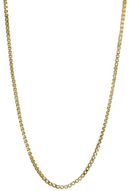 Adjustable 16"- 22" Box Link Chain Necklace in 18k Gold-Plated Sterling Silver, Created for Macy's (Also in Sterling Silver)