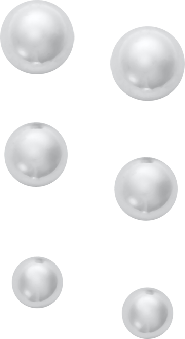 Set of 3 Ball Stud Earrings in Sterling Silver, Created for Macy's