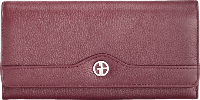 Pebble Leather Receipt Wallet, Exclusively at Macy's