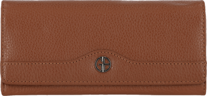 Pebble Leather Receipt Wallet, Exclusively at Macy's