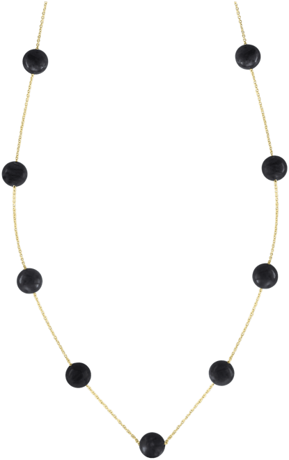 Effy Lapis Lazuli (6mm) 18" Statement Necklace in 14k Gold (Also in Onyx)