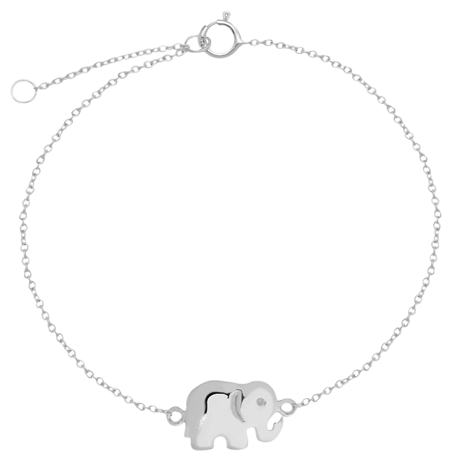 Elephant Charm Polished Sterling Silver Elephant Charm Polished Sterling Silver