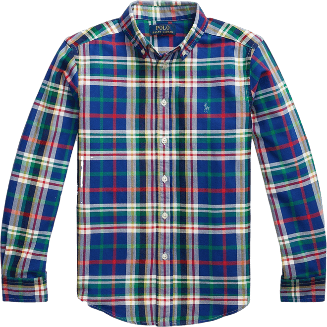 Ralph Lauren Plaid Button Down 2024 Shirts Bundle (6) Size Boys M (10-12)