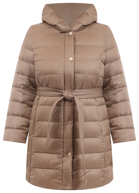 MICHAEL Michael Kors Plus Size Hooded Belted Down Puffer Coat Created for Macy s Macy s