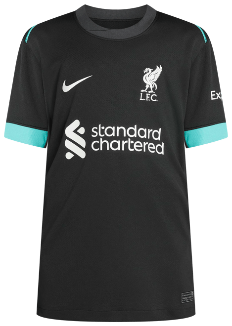 Liverpool F.C. 2024/25 Stadium Away Older Kids' Nike Dri-FIT Football Replica Shirt