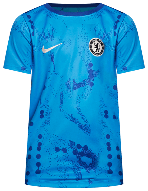 Chelsea F.C. Academy Pro Older Kids' Nike Dri-FIT Football Short-Sleeve Pre-Match Top