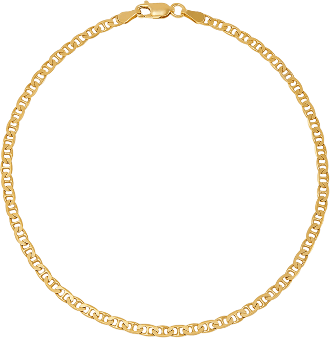 Giani Bernini Mariner Link Ankle Bracelet in 18k Gold-Plated Sterling Silver, Created for 