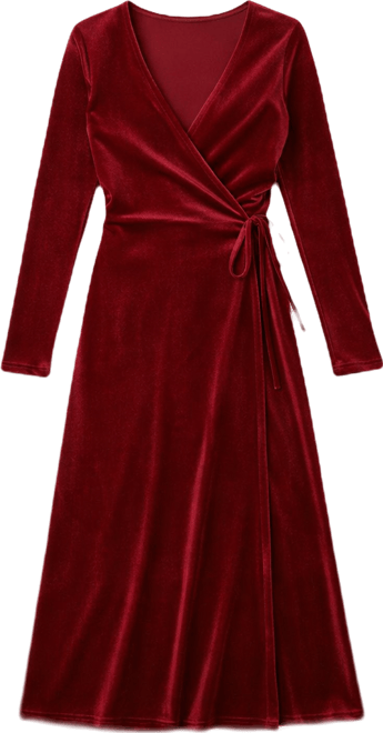 Womens Darby Long Sleeve Midi Dress