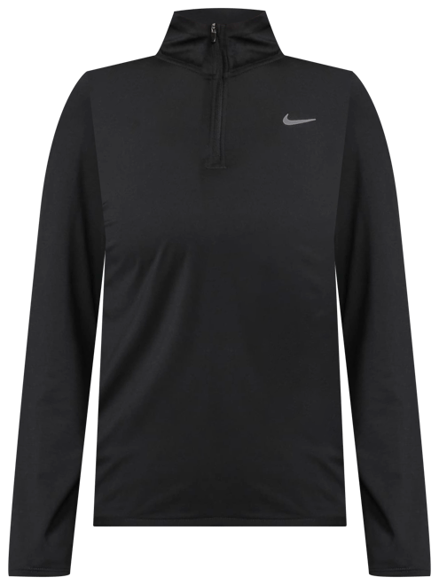Nike Swift Element Playera de correr con protección UV de cierre de 1/4 para mujer