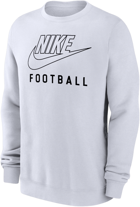 Nike Swoosh Club Fleece Men's Football Pullover Crew-Neck Sweatshirt