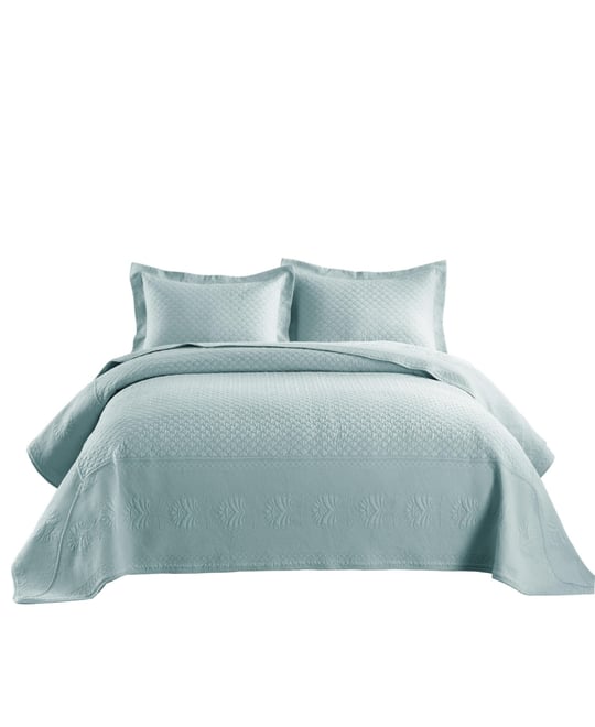 3 Pcs 100% Cotton Oversized Bedspread Quilt Set Tm -Queen