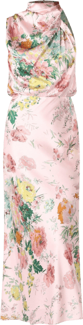 Women's Anabelle Halter Neck Midi Dress