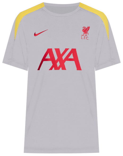 Liverpool FC Strike Üçüncü Nike Dri-FIT Kısa Kollu Örgü Erkek Futbol Üstü