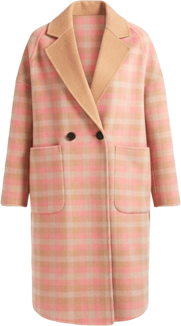 Women's Publisher Double Breasted Wool Blend Coat