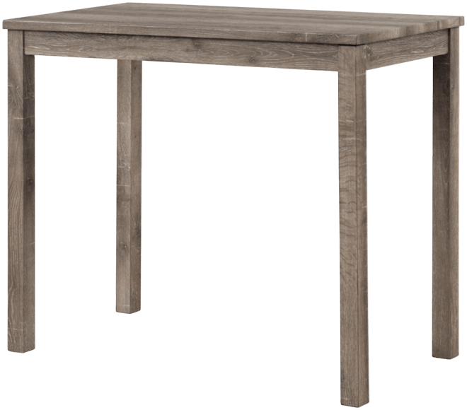 Wood 3-Piece Counter Height Dining Set, Taupe