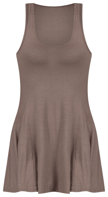 Women's Scoop Neck Sleeveless Tunic Top