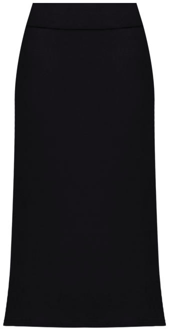 Women's Comfortable Foldover Maxi Skirt