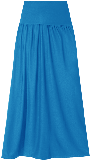 Women's Foldover with Pockets Maxi Skirt