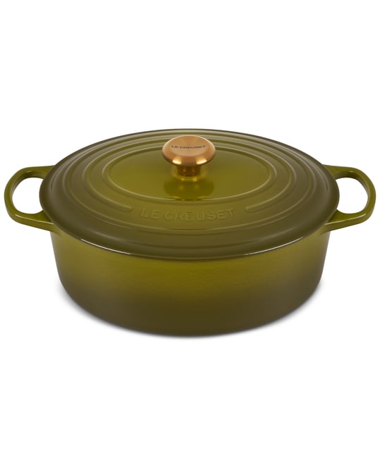 6.75-Qt. Signature Enameled Cast Iron Oval Dutch Oven