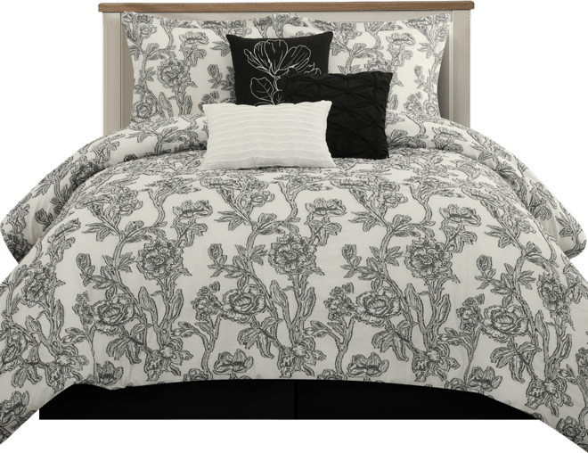 Maybole Floral 7-Pc. Comforter Set, King