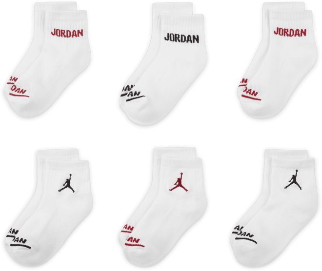 Jordan Legend Kids' Ankle Socks Box Set (6-Pairs)