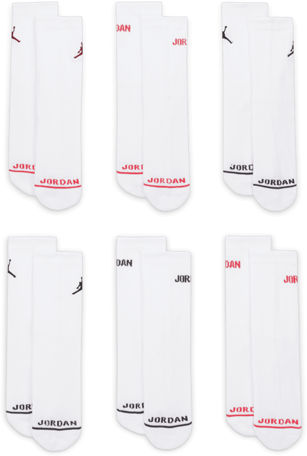 Jordan Legend Kids' Crew Socks Box Set (6-Pairs)