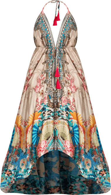 Women's Maxi Halterneck Dress