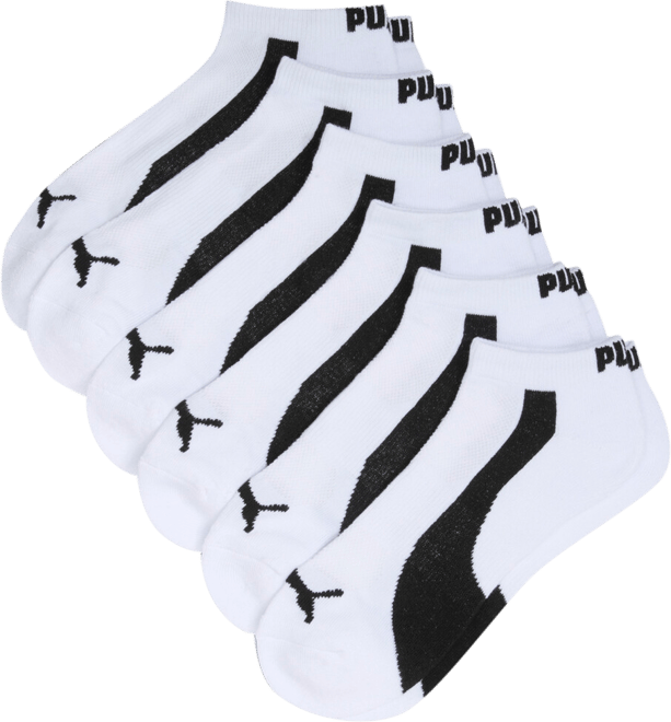 PUMA Men's Half-Terry Low Cut Socks (6 Pairs)