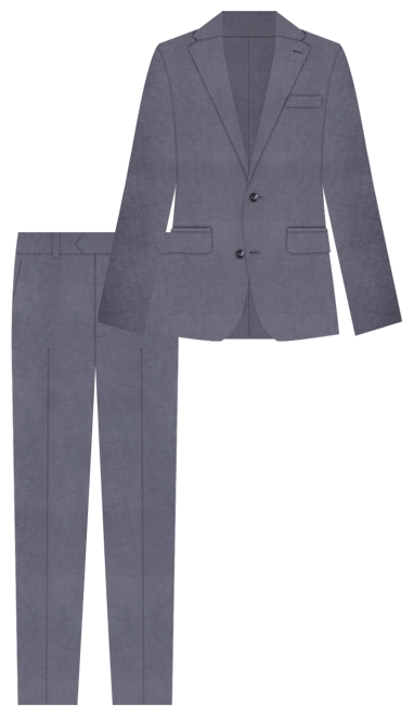 Perry Ellis Men's Modern-Fit Solid Nested Suit