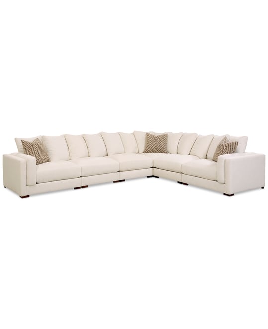 Barlien 6-Pc. Modular Fabric Sectional, Created for Macy's