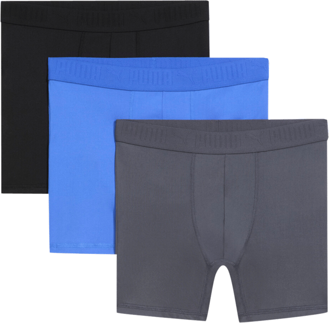 PUMA Men's Ultra Soft Boxer Briefs 3 Pack