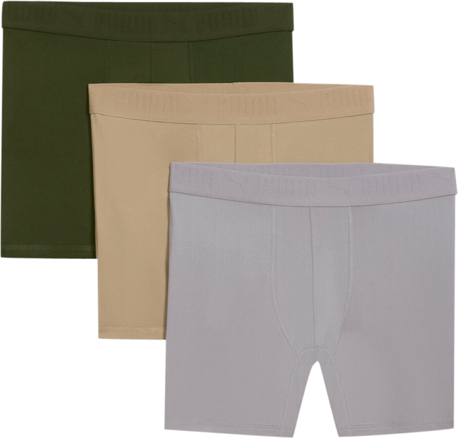 PUMA Men's Ultra Soft Boxer Briefs 3 Pack