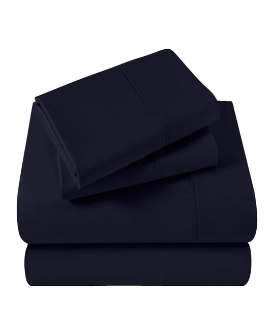 Egyptian Cotton 400 Thread Count Solid Deep Pocket Sheet Set, Split King