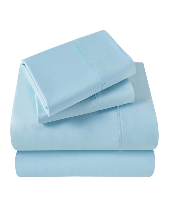 Egyptian Cotton 400 Thread Count Solid Deep Pocket Sheet Set, Split King