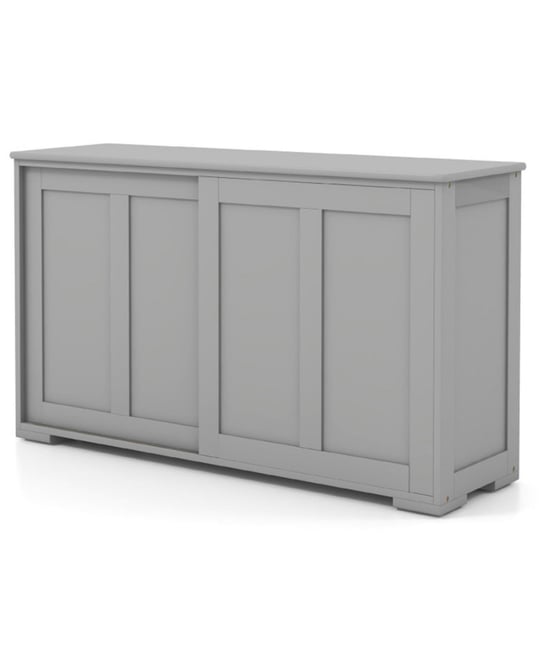 Sideboard Buffet Cupboard Storage Cabinet with Sliding Door