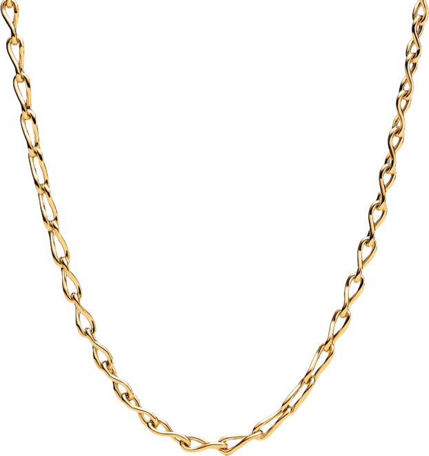 Sterling Figure of 8 Chain Link Necklace