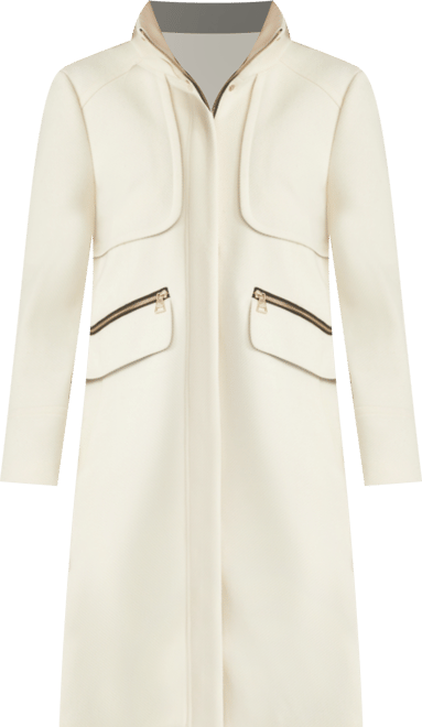 Women's Zip-Front Boucle Coat, Created for Macy's