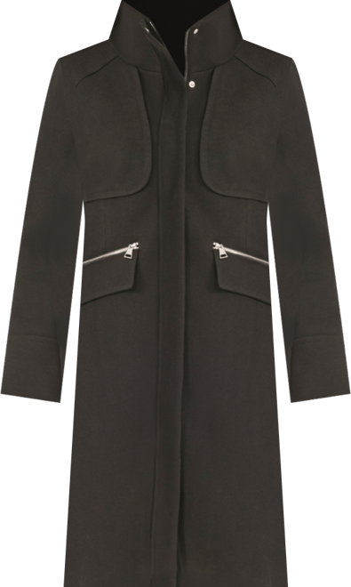 Women's Zip-Front Boucle Coat, Created for Macy's