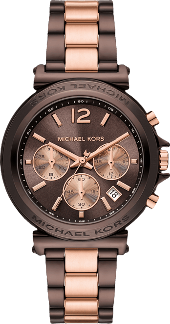 Chocolate michael kors watch hotsell